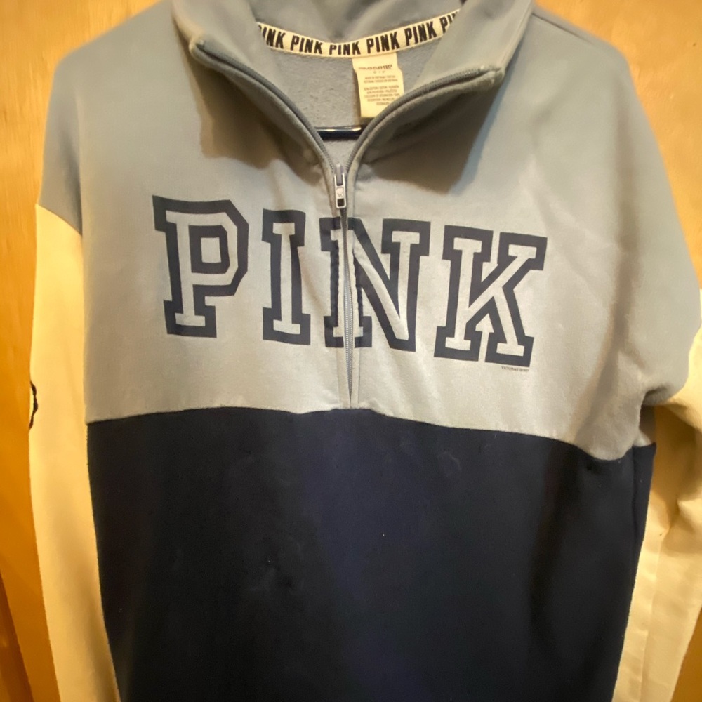 VS PINK 1/4 zip